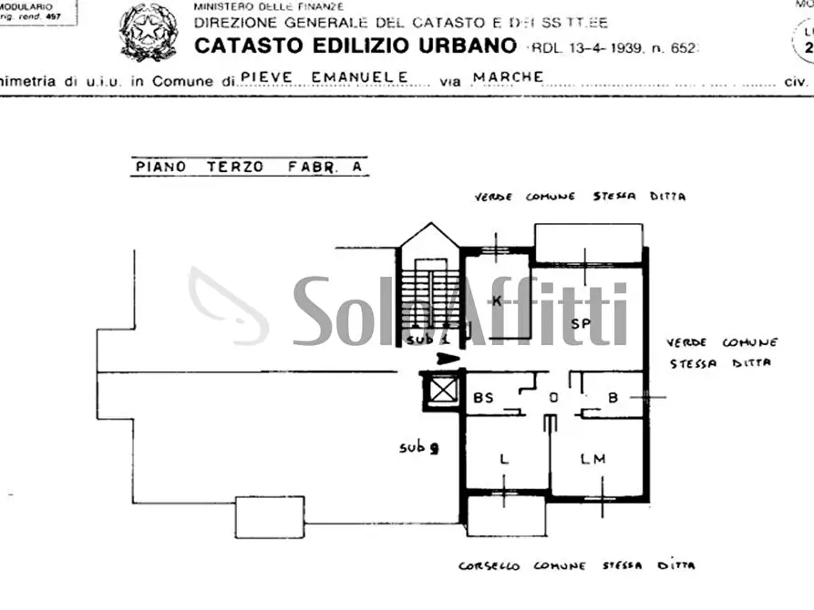 Immagine 24 di Trilocale in affitto  in Via Marche 2a a Pieve Emanuele