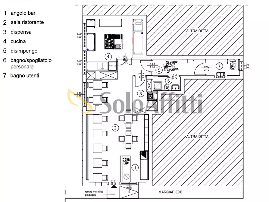 Immagine 14 di Locale commerciale in affitto  a Catanzaro