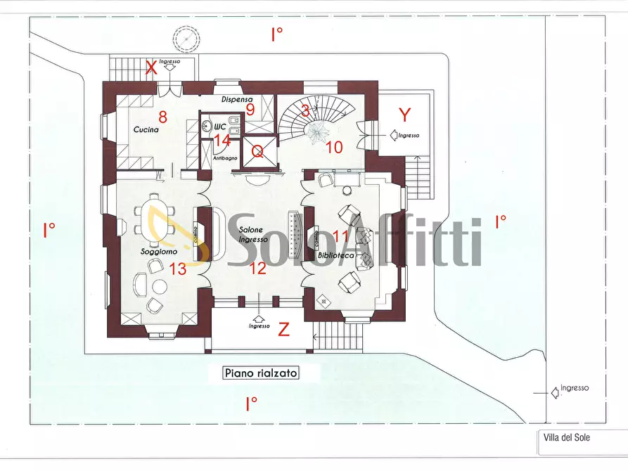 Immagine 53 di Villa in affitto  a Taggia