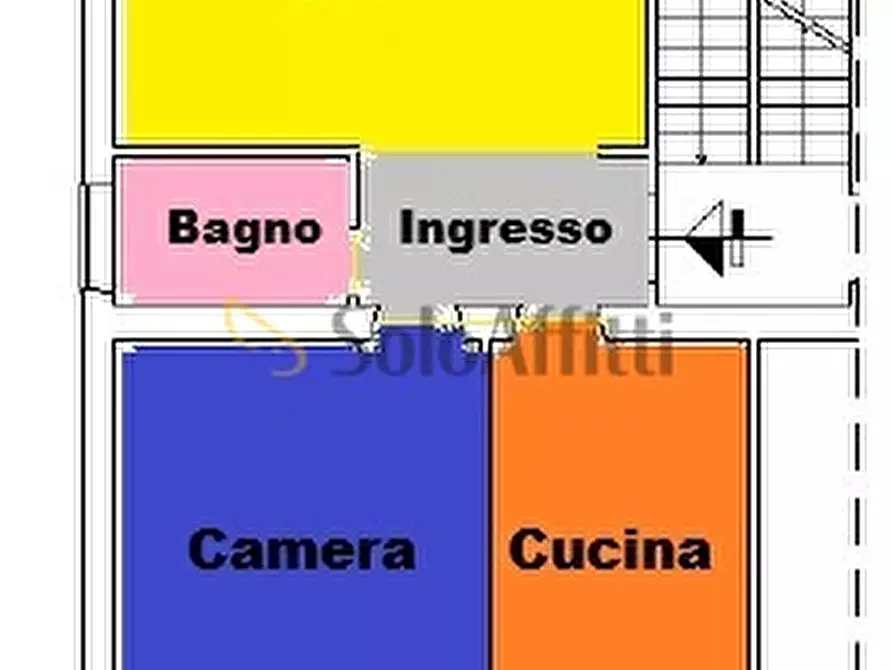 Immagine 27 di Bilocale in affitto  in via San Sebastiano 17 a Morlupo