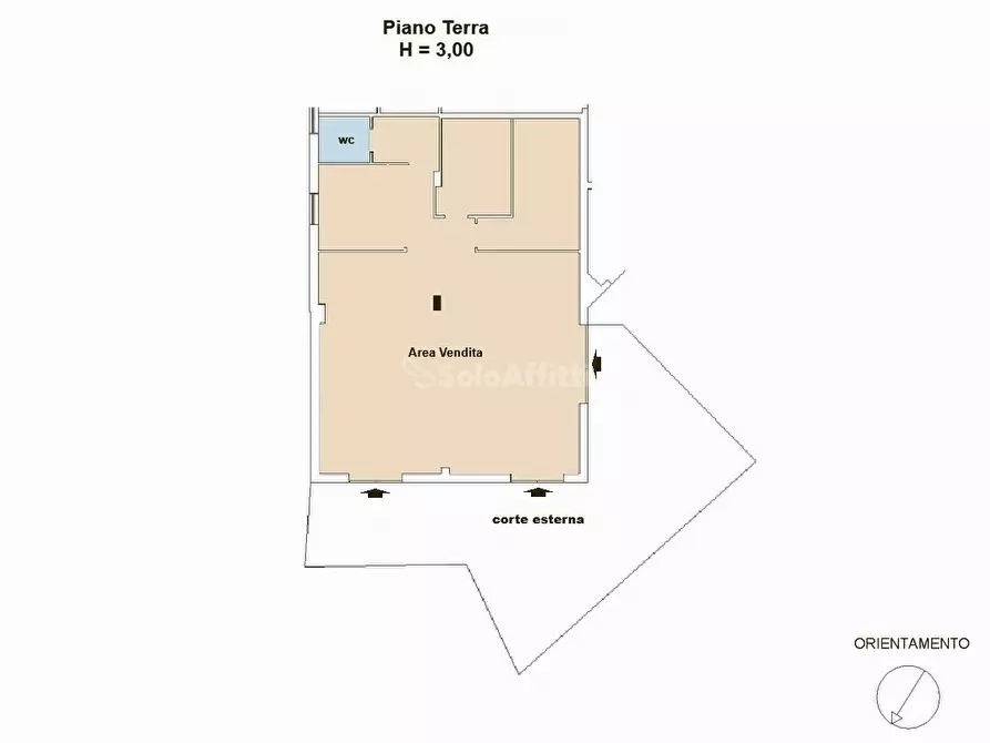 Immagine 7 di Locale commerciale in affitto  in Viale crotone 37q a Catanzaro