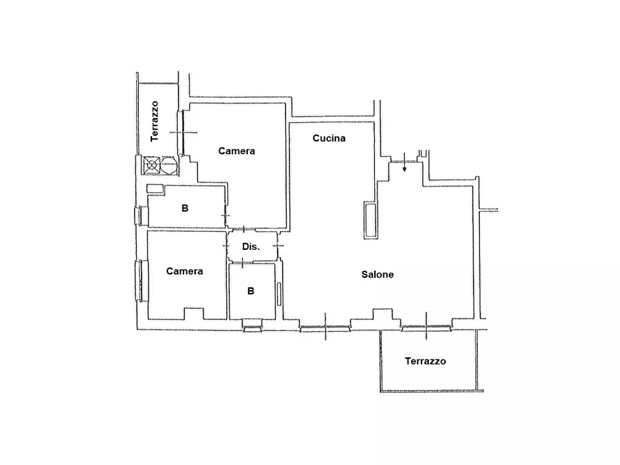 Immagine 58 di Trilocale in affitto  in Via del Castello a Roma