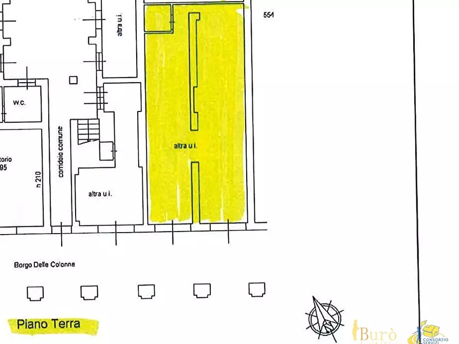 Immagine 3 di Locale commerciale in affitto  in Borgo delle Colonne a Parma