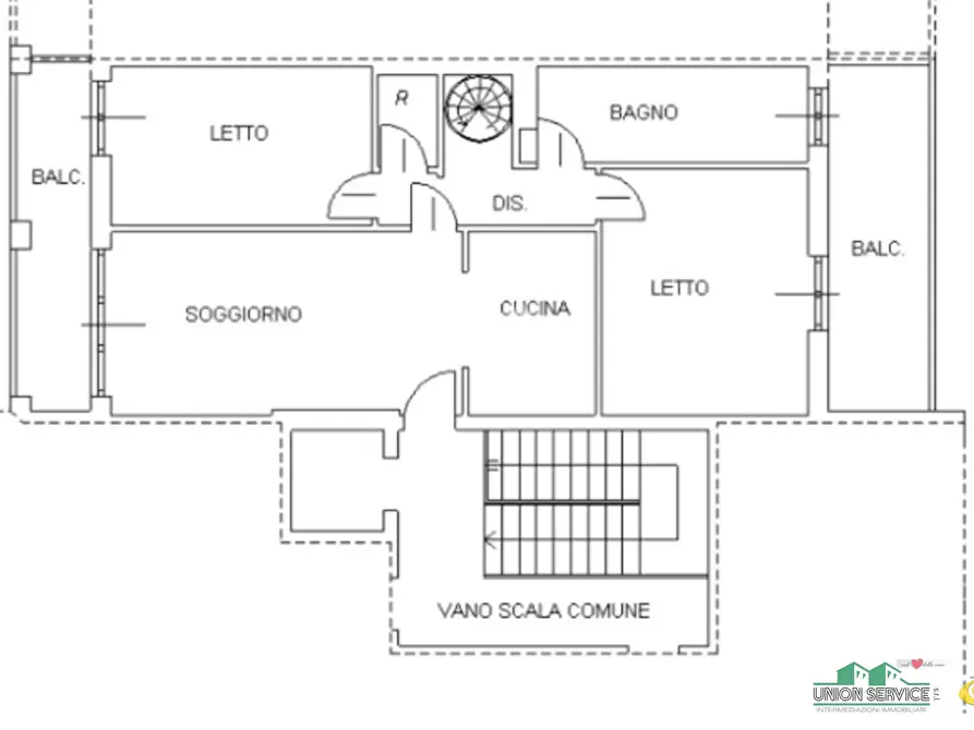 Immagine 21 di Trilocale in vendita  in Via Felice Cavallotti 14 a Noceto