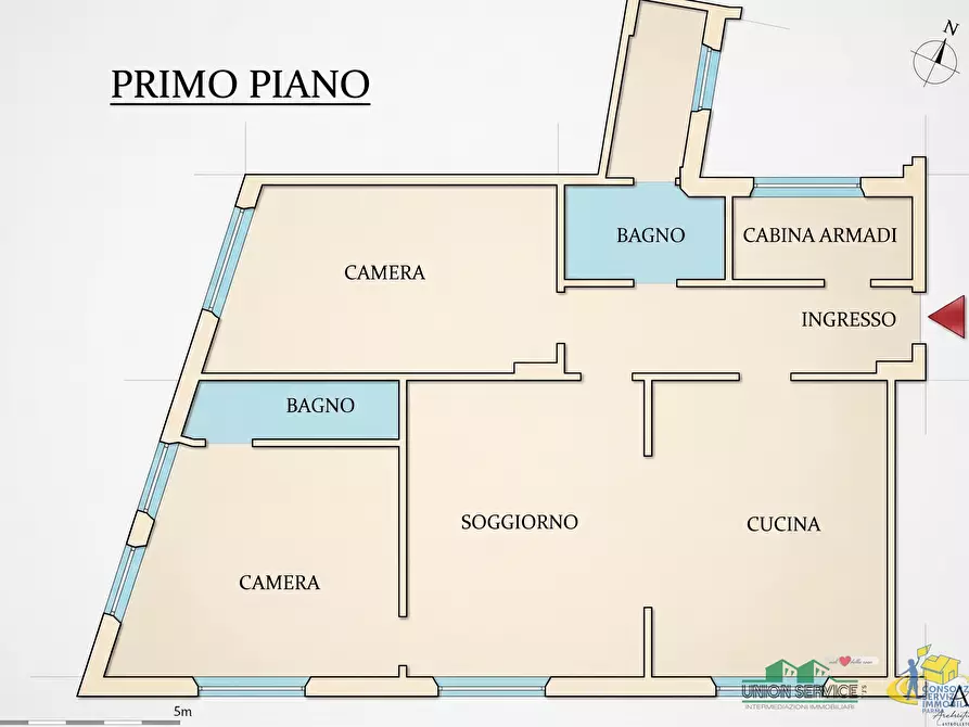 Immagine 23 di Quadrilocale in vendita  in Strada Giuseppe Garibaldi 22B a Parma