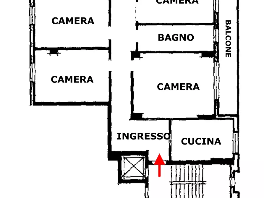 Immagine 42 di Pentalocale in affitto  in Via Misa 32 a Bologna