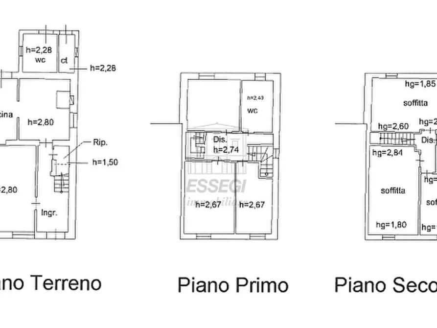 Immagine 4 di Terratetto in vendita  in Via per Carignano 218 a Lucca