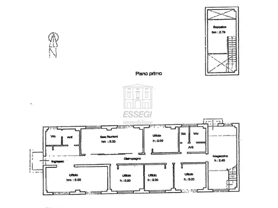 Immagine 14 di Ufficio in vendita  in Traversa II Via Luporini 3 a Lucca