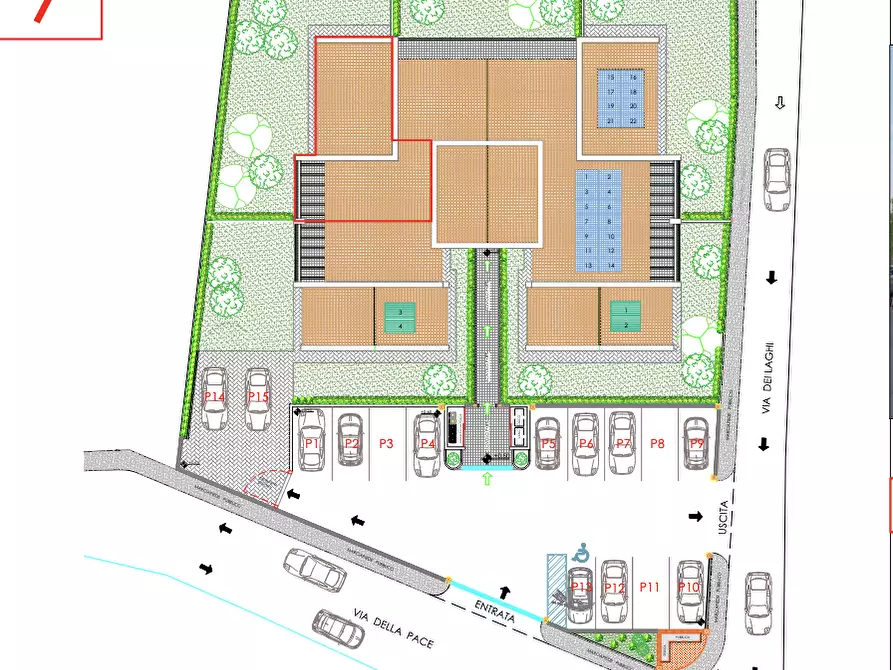 Immagine 5 di Porzione di casa in vendita  a Castelnuovo Magra