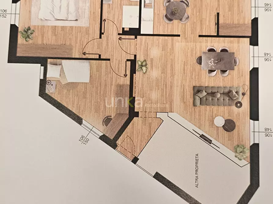 Immagine 1 di Appartamento in vendita  in Via Roma snc a Jesi