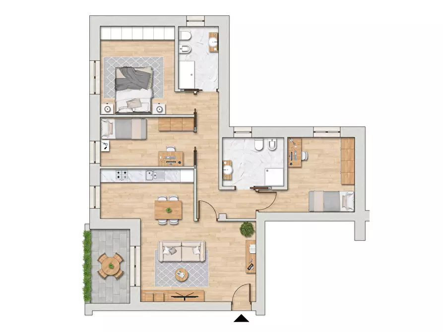 Immagine 1 di Appartamento in vendita  in Via Calzolara a Valsamoggia