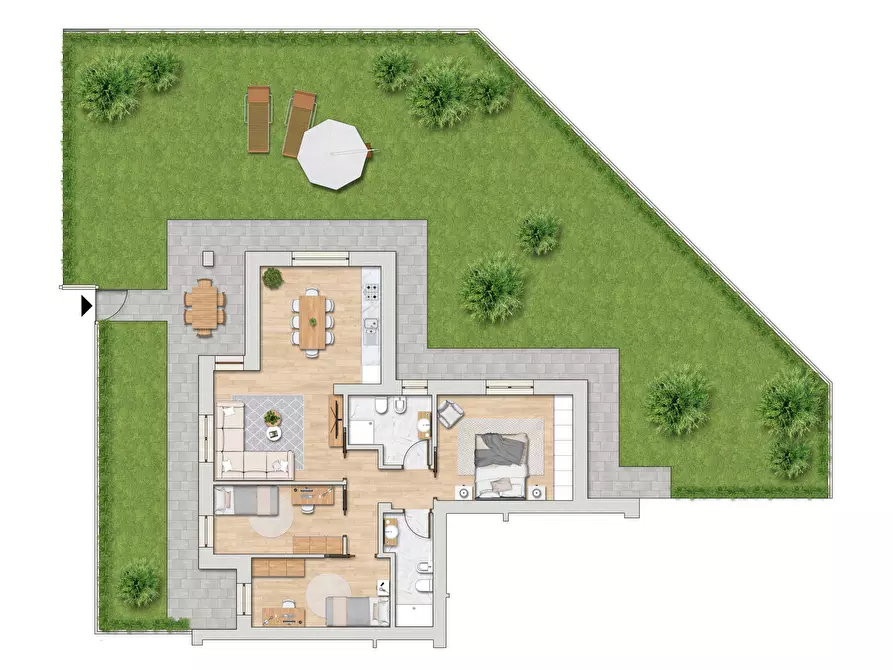 Immagine 1 di Appartamento in vendita  in Via Calzolara a Valsamoggia