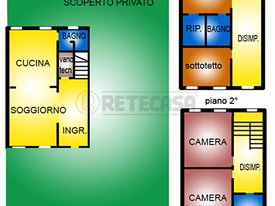 Immagine 31 di Porzione di casa in affitto  in VIA CAPITELLI 23 a Pozzoleone