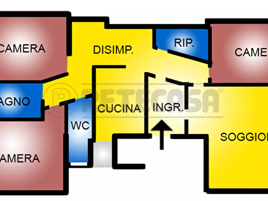 Immagine 22 di Quadrilocale in vendita  a Pescara