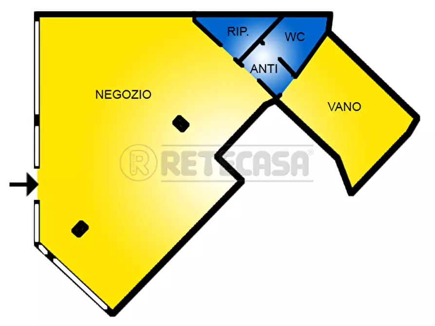 Immagine 3 di Locale commerciale in vendita  in Corso G. Matteotti 52 a Montecchio Maggiore