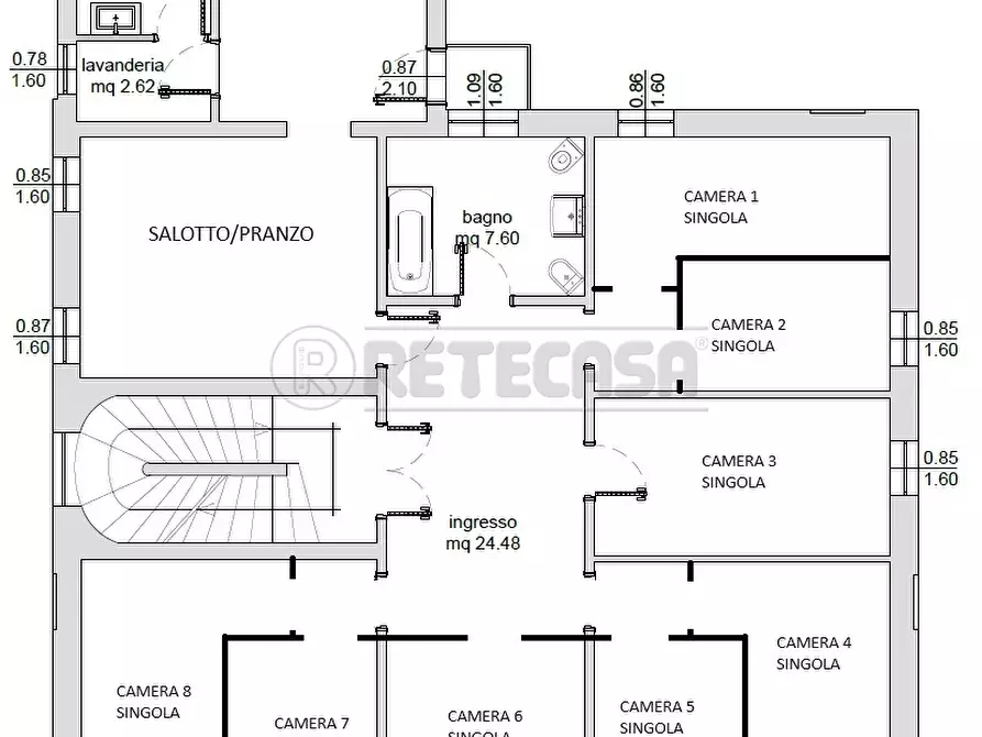 Immagine 29 di Stanza singola in affitto  in corso Padova a Vicenza