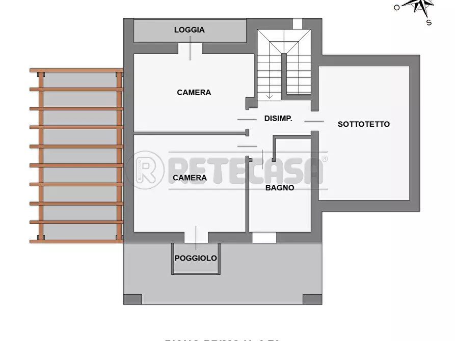 Immagine 23 di Villetta a schiera in vendita  in Via Villarappa 88 a Santa Giustina In Colle