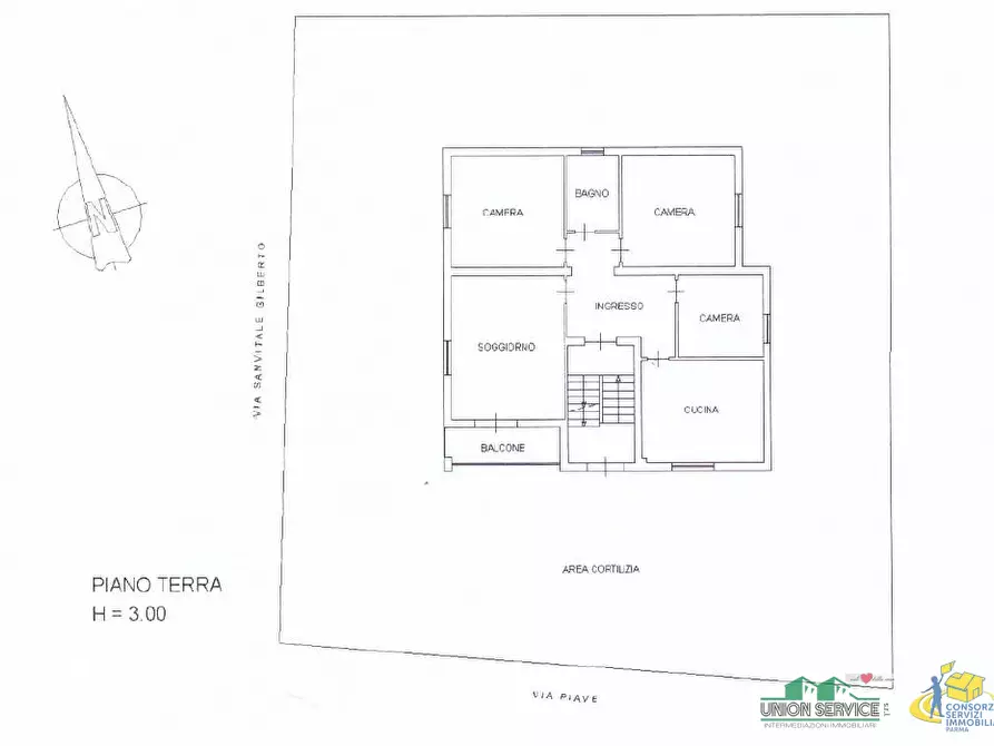 Immagine 31 di Villa in vendita  in Via Piave 1 a Noceto