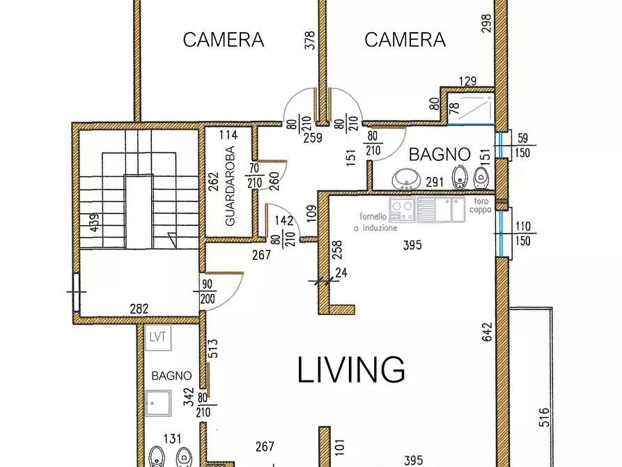 Immagine 44 di Trilocale in vendita  in Via delle Rose 31 a San Pietro In Casale