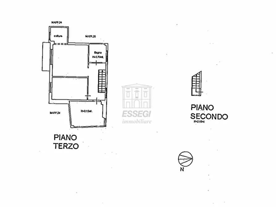Immagine 13 di Appartamento in vendita  in Via Fontana a Lucca