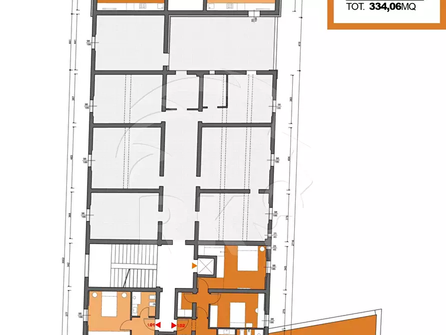 Immagine 3 di Quadrilocale in vendita  in via Castiglione 91 a Bologna