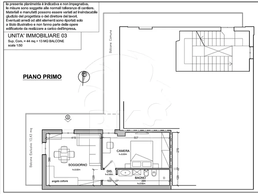 Immagine 19 di Bilocale in vendita  in Via Leonetto Cipriani 5 a Bologna