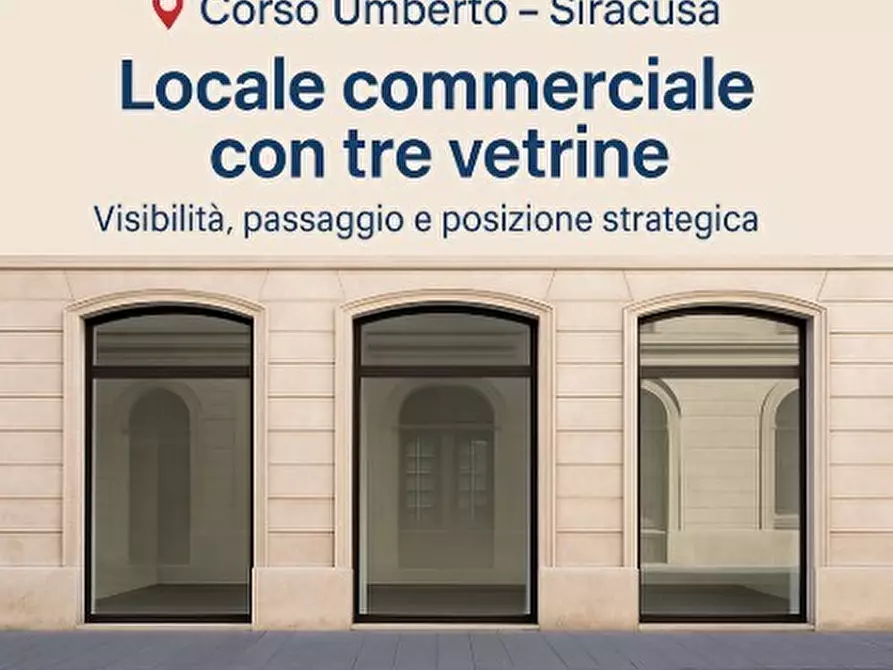 Immagine 1 di Locale commerciale in vendita  in corso umberto 48 a Siracusa