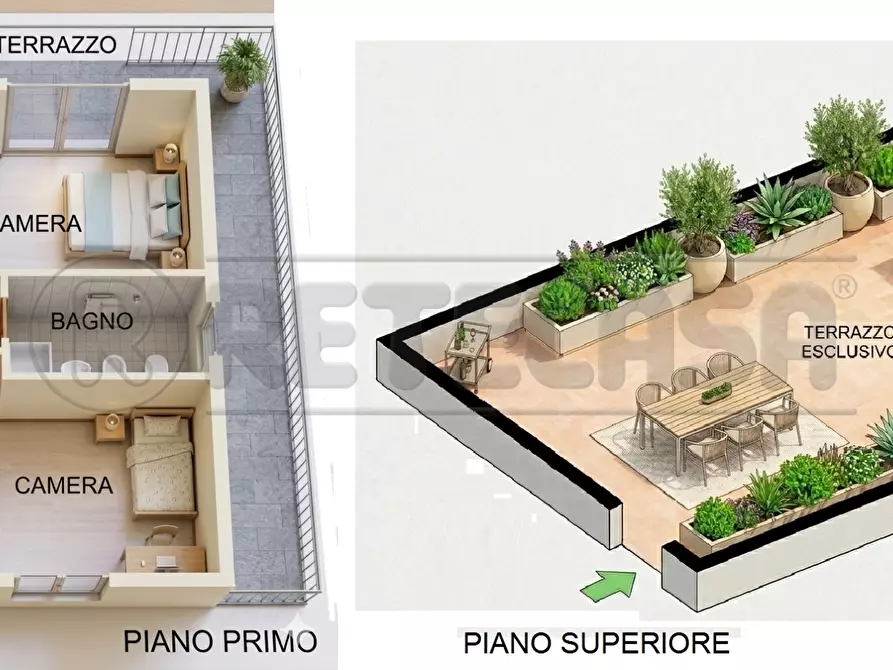 Immagine 1 di Trilocale in vendita  in Via Monte Tambura 30 a Viareggio