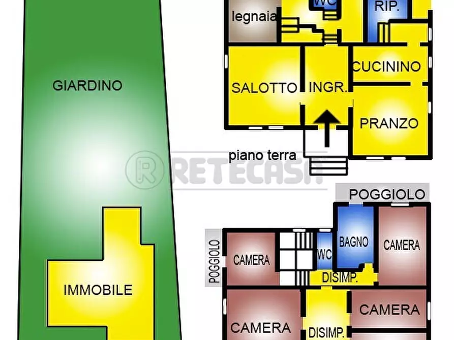 Immagine 40 di Villetta a schiera in vendita  in Via F. Crispi 15 a Barbarano Mossano