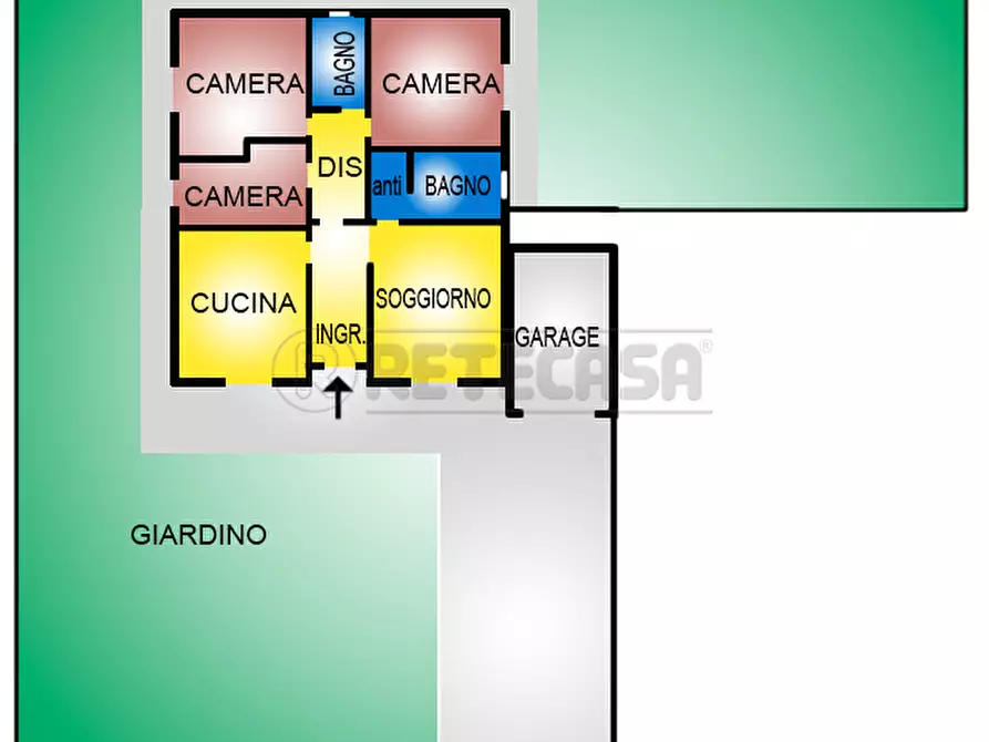 Immagine 6 di Casa semindipendente in vendita  a Borgoricco
