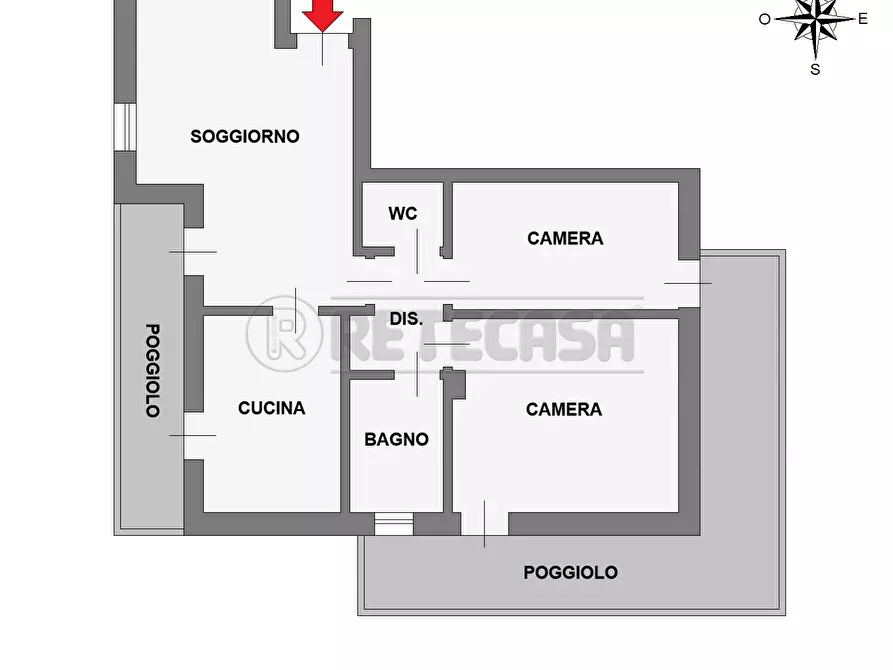 Immagine 22 di Bilocale in affitto  in Via Isacci Newton 18 a Padova