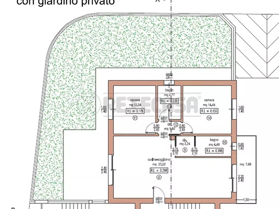 Immagine 3 di Appartamento in vendita  in Via Priara Castello snc a Valdagno