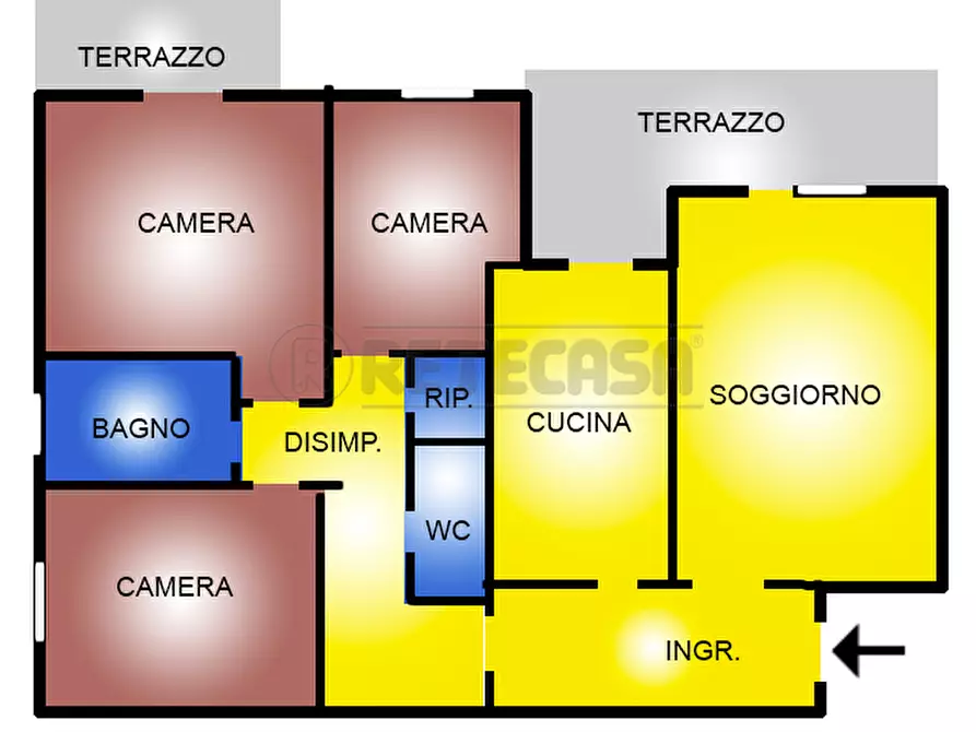 Immagine 30 di Quadrilocale in vendita  in Via Aldo Moro 126 a Pescara