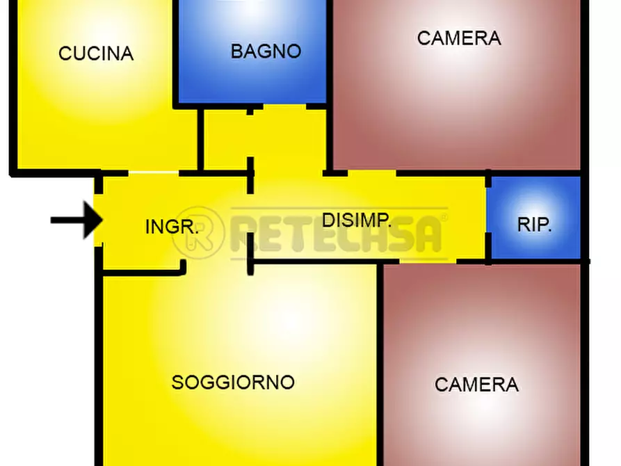 Immagine 27 di Quadrilocale in vendita  in Viale della Libertà 56 a Nardo'