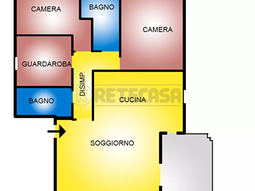 Immagine 20 di Bilocale in vendita  in Via delle Stelle Alpine a Creazzo