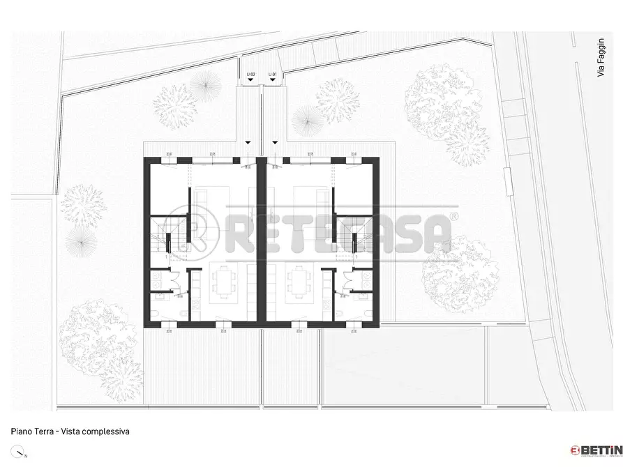 Immagine 9 di Casa bifamiliare in vendita  in via faggin a Vicenza