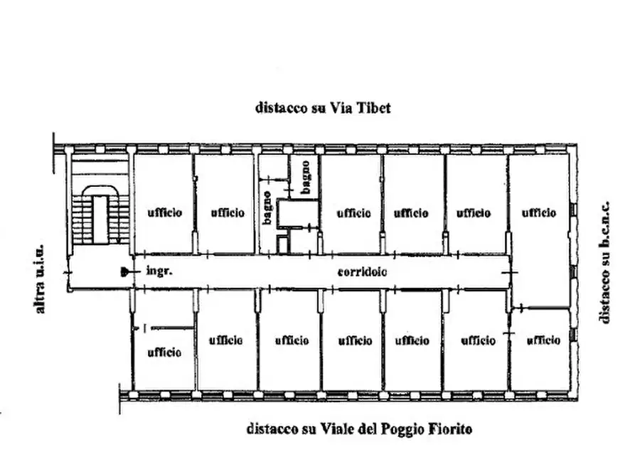 Immagine 49 di Ufficio in affitto  in VIALE DEL POGGIO FIORITO a Roma