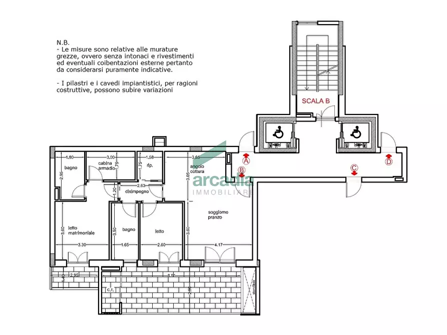 Immagine 14 di Trilocale in vendita  in Via Giuseppe Sangiorgi 1b a Bari