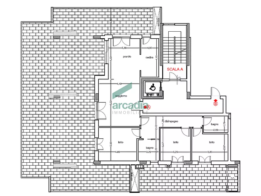 Immagine 25 di Quadrilocale in vendita  in Via Giuseppe Sangiorgi 3 a Bari