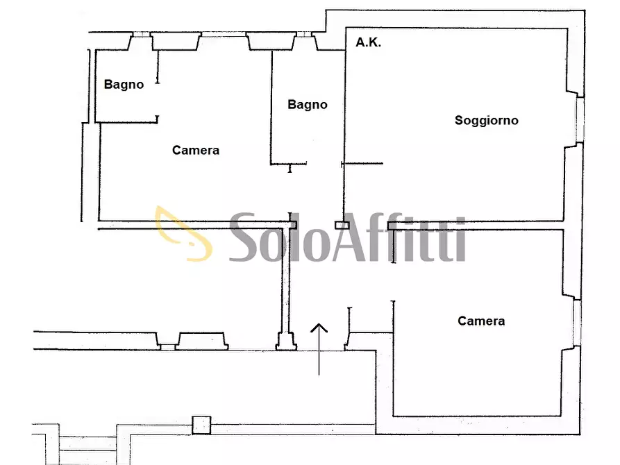 Immagine 26 di Trilocale in affitto  in Via Carlo Randaccio a Roma