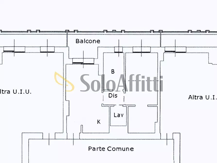 Immagine 16 di Bilocale in affitto  a Milano