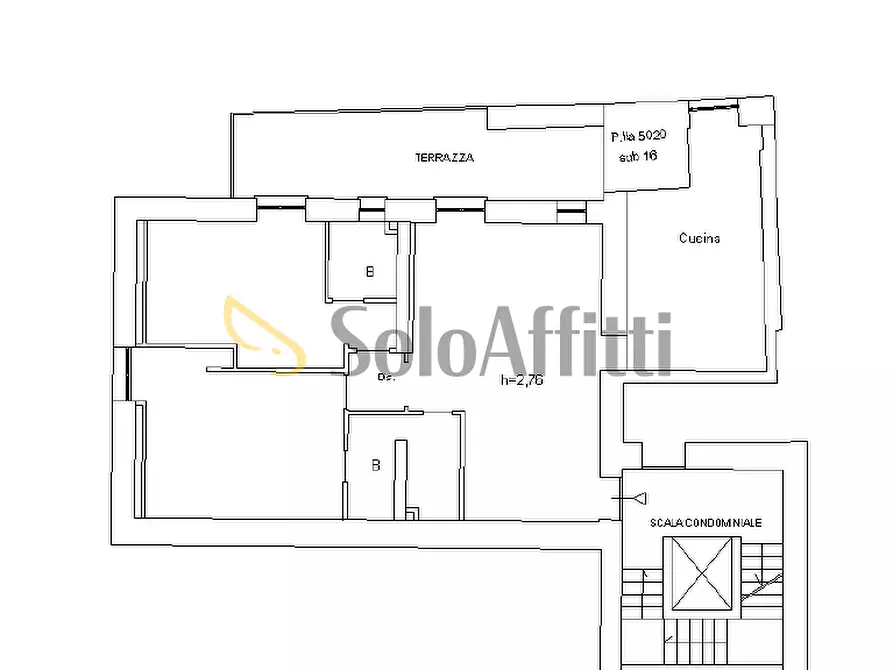 Immagine 27 di Trilocale in affitto  in Via delle Ferriere 20 a Caserta