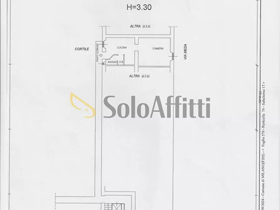 Immagine 28 di Bilocale in affitto  in Via Giuseppe Meda 47 a Milano