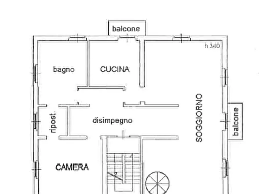 Immagine 26 di Trilocale in vendita  in Via Solferino 5 a Noceto