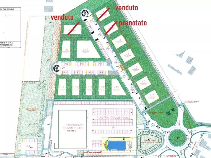 Immagine 2 di Terreno edificabile in vendita  in via pontetaro a Noceto