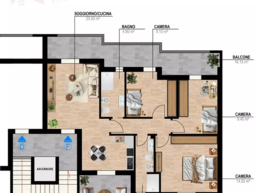 Immagine 3 di Appartamento in vendita  a Sinnai