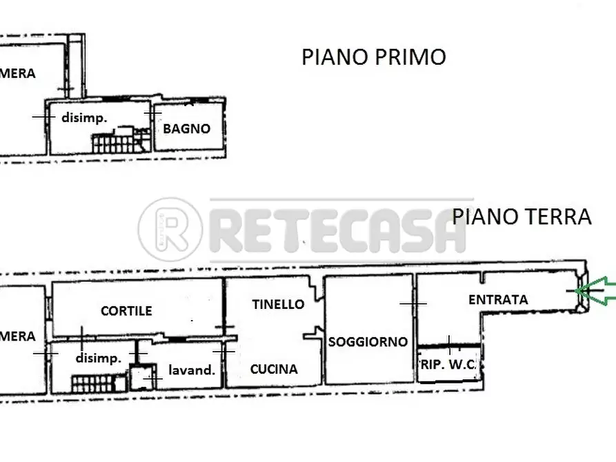 Immagine 13 di Porzione di casa in vendita  in Via Trento 1 a Viareggio