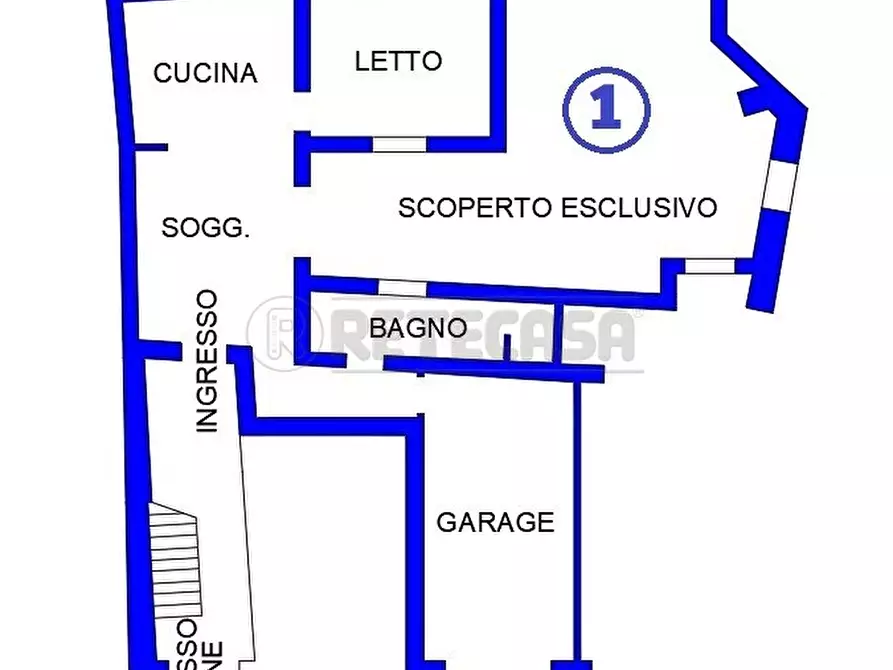Immagine 10 di Bilocale in vendita  a Bondeno