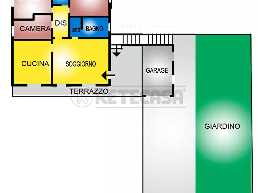 Immagine 6 di Casa semindipendente in vendita  a Camposampiero