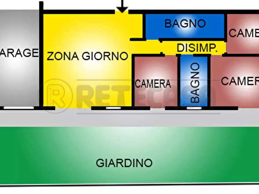 Immagine 1 di Appartamento in vendita  a Loreggia